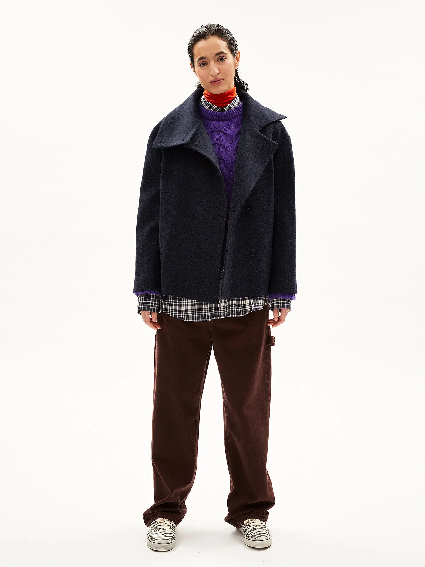 ARMEDANGELS | Wolljacke MAJELAA | dunkelblau